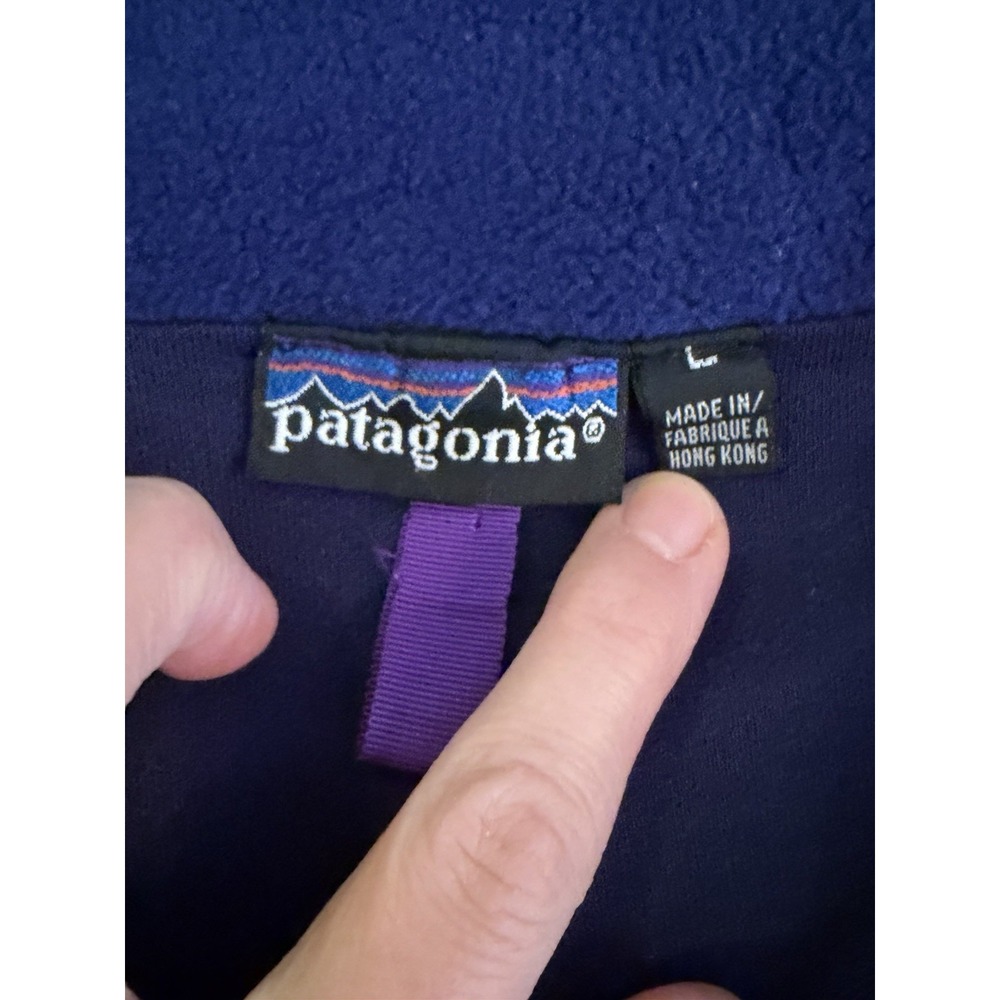 Vintage Patagonia Women's Windbreaker Jacket Colorblock Gorpcore 90s Era Size L - Picture 2 of 14